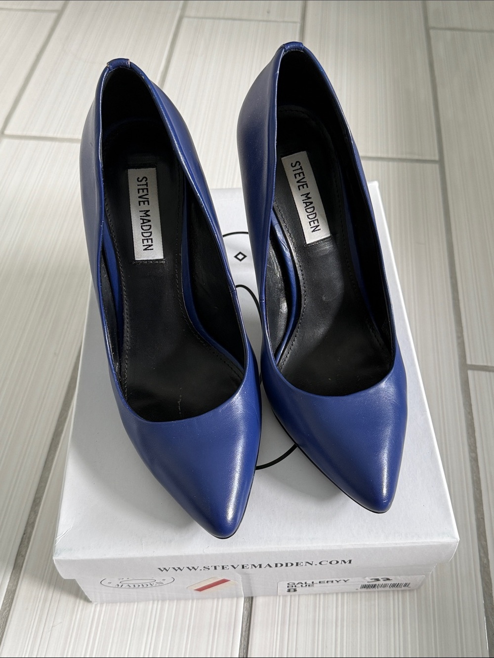 Steve Madden Royal Blue Pointed-Toe Pumps